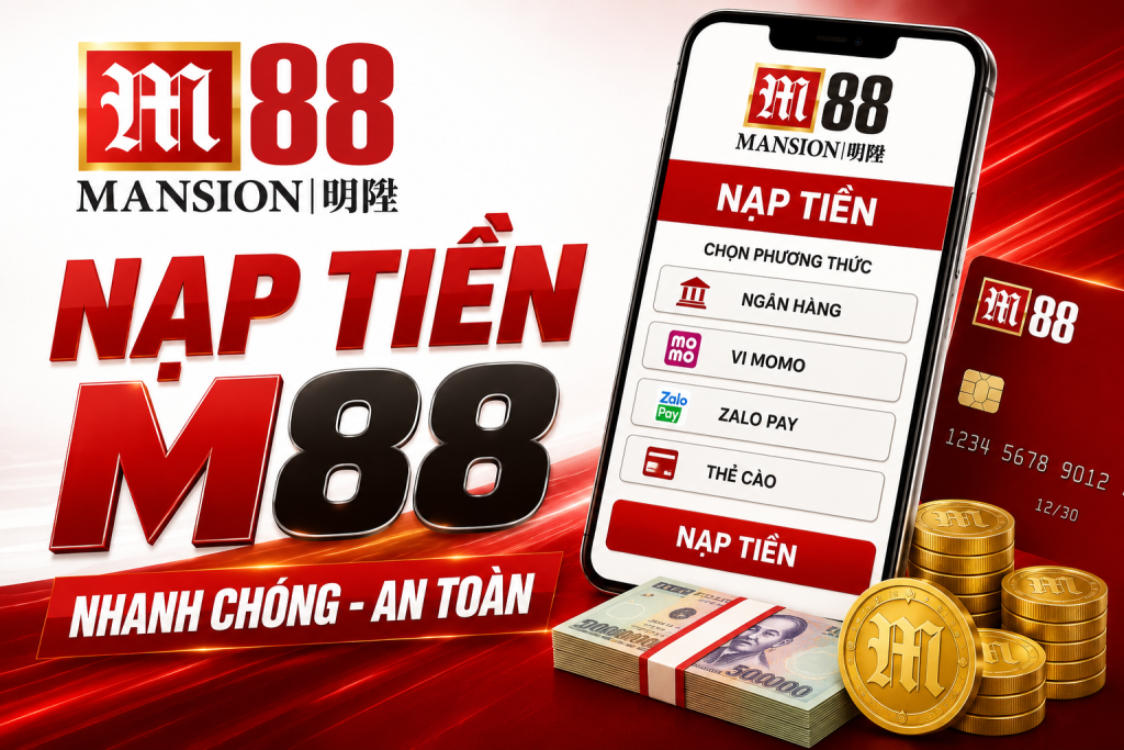Chi tiết cách nạp tiền M88