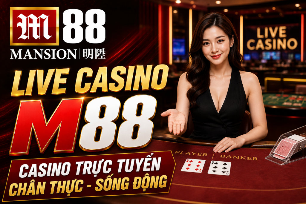 Chi tiết sảnh cược live casino m88